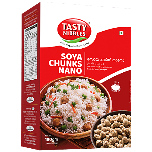 Buy Tasty Nibbles Soya Chuncks Nano Low Fat, Rich In Omega3 Fatty
