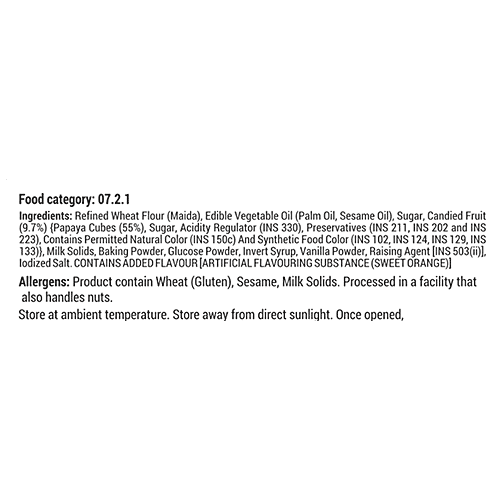 BATTER CHATTER Tooty Fruity Cookies - Crunchy Snack, Healthy, Rich In Vitamins, 200 g  