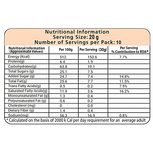 BATTER CHATTER Cashew Cookies - Crunchy Snack, Healthy, 200 g  