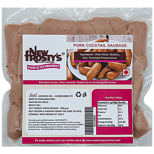 Buy New Frosty's Pork Cocktail Sausages Fresh, Tender, Highly