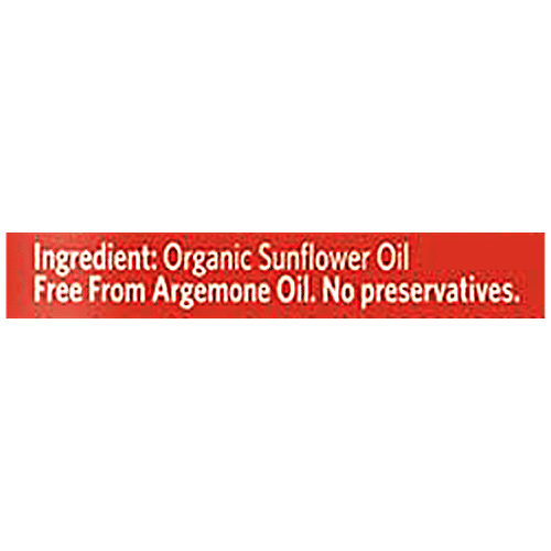 Buy Organic India Sunflower Oil Cold Pressed, Rich In Omega 3 Fatty