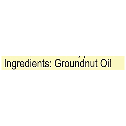 Gramiyum Chekku/Cold Pressed Groundnut Oil - Natural & Unrefined, Premium, 1 L