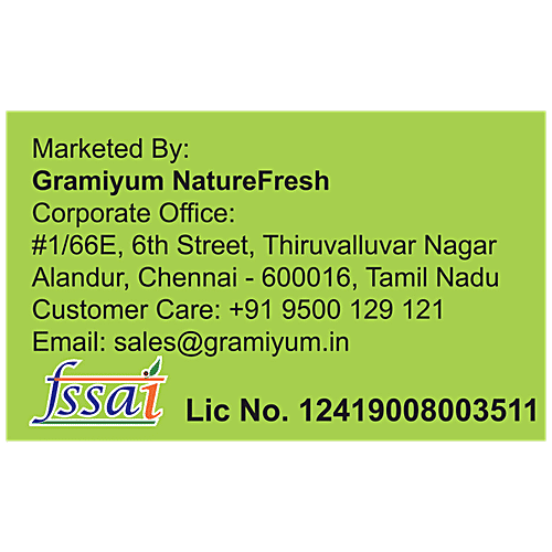 Gramiyum Chekku/Cold Pressed Groundnut Oil - Natural & Unrefined, Premium, 1 L
