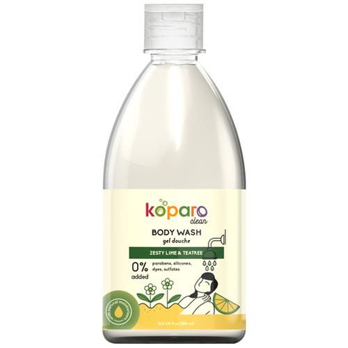 Buy Koparo Clean Body Wash - Zesty Lime & Tea Tree, Natural, Vegan, No ...