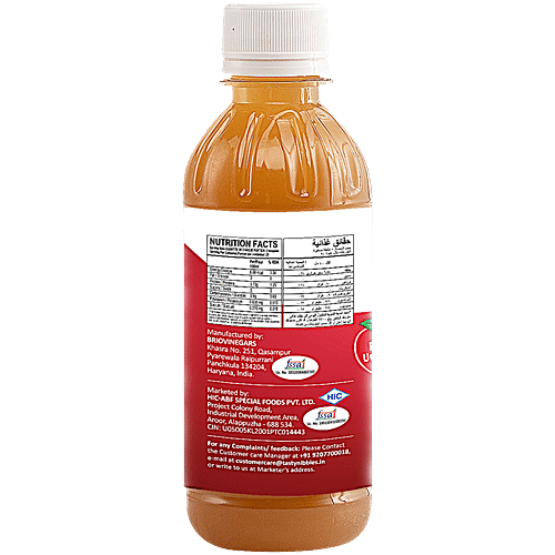 Tasty Nibbles Apple Cider Vinegar - Pure & Unfiltered, 250 ml Bottle