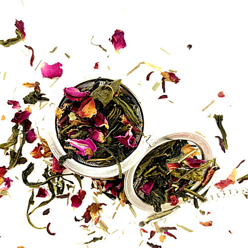 Kangra Tea House BeauTea - Premium Hibiscus Rose Green Tea, 20 g  Handcrafted, Whole Leaf Tea, Organic