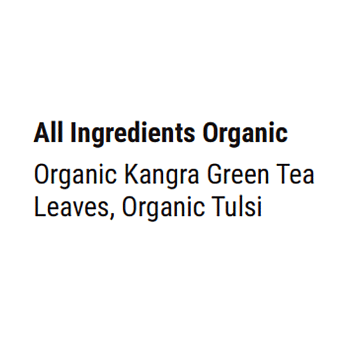 Kangra Tea House Divini Tea - Certified Organic Kangra Tulsi Green Tea, Boosts Immunity, Energy, 100 g Jar
