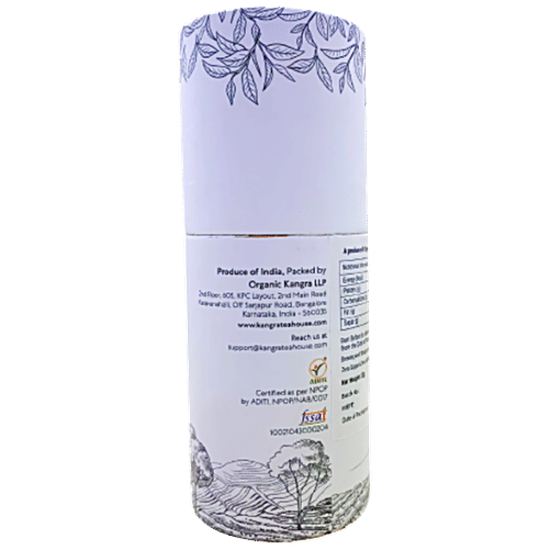 Kangra Tea House Sereni Tea - Certified Organic Kangra Chamomile Mint Green Tea, Better Sleep, 100 g Jar