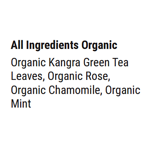 Kangra Tea House Sereni Tea - Certified Organic Kangra Chamomile Mint Green Tea, Better Sleep, 100 g Jar