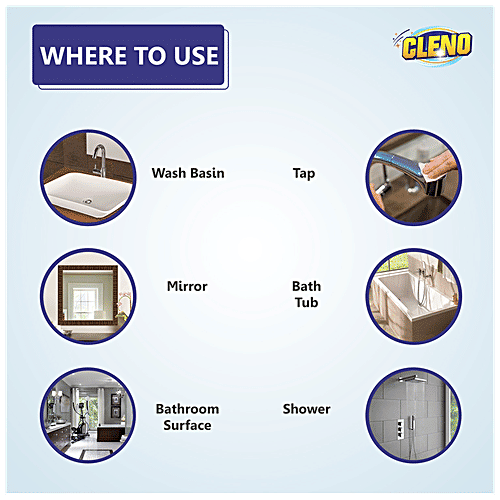 Buy Cleno Bathroom Cleaner Wet Wipes For Showers, WashBasins, Floors