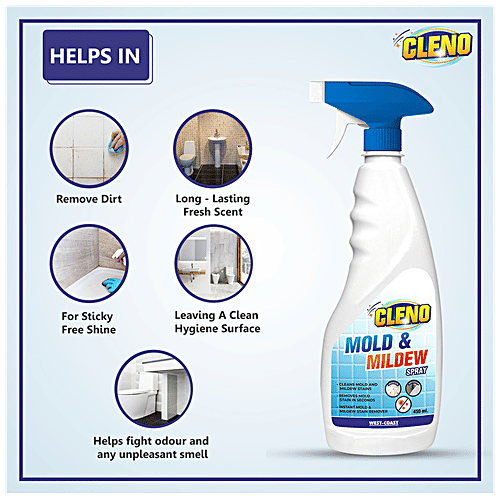 Buy Cleno Mold & Mildew Cleaner Spray Removes Stains, Bath Tubs, Wash