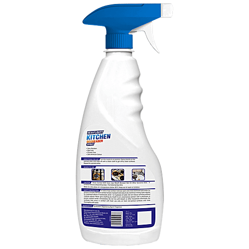 Cleno Heavy Duty Kitchen Degreaser Cleaner Spray - Removes Oil, Grease, Food Stains, Chimney, Stove Grill, 450 ml