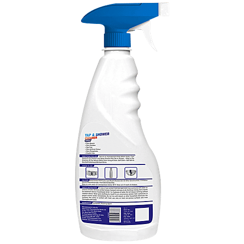 Cleno Tap & Shower Cleaner Spray - Cleans Faucet, Removes Limescale, Hard Water Spot, Stains, 450 ml  
