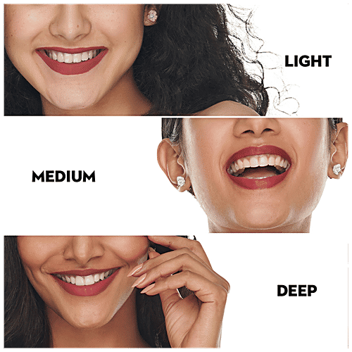 Sugar Pop Matte Lip Colour - Smudge-Proof, Non-Drying, Long-Lasting, Rich Pigmentation, 1.6 ml 18 Maple