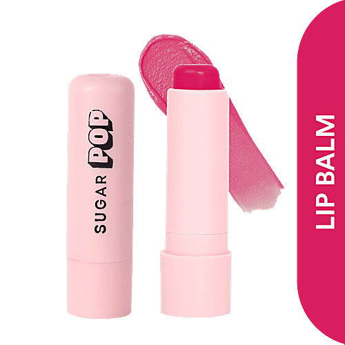 Sugar Pop Nourishing Lip Balm - With Shea Butter & Avocado Oil, Hydrating, Moisturising, 4.5 g 06 Strawberry 