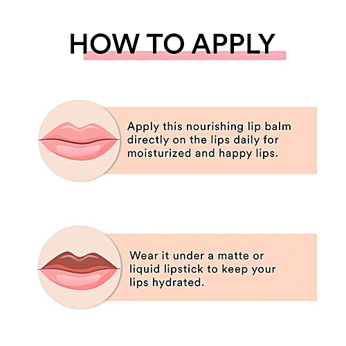 Sugar Pop Nourishing Lip Balm - With Shea Butter & Avocado Oil, Hydrating, Moisturising, 4.5 g 07 Plum 