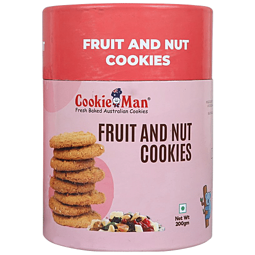CookieMan Fruit-Nut Cookies, 200 g  