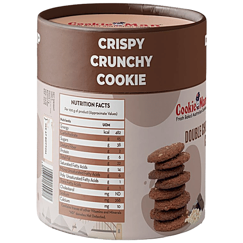 CookieMan Double Choco Chip Cookies, 200 g  