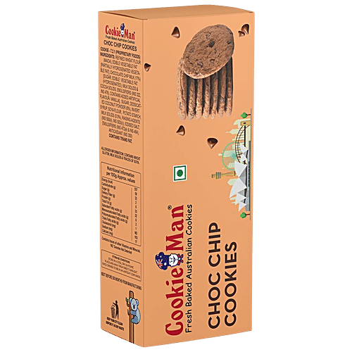 CookieMan Choc Chip Cookies, 150 g (Buy 1 Get 1)