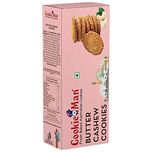 CookieMan Butter Cashew Cookies, 150 g (Buy 1 Get 1) 