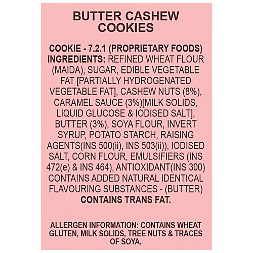 CookieMan Butter Cashew Cookies, 150 g (Buy 1 Get 1) 
