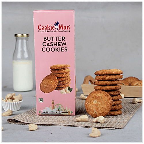 CookieMan Butter Cashew Cookies, 150 g (Buy 1 Get 1) 