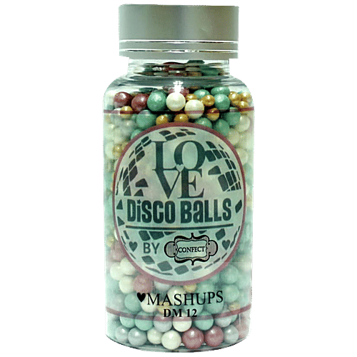 Confect Love Rainbow Disco Ball Mashup DM 12 - For Baking, 120 g  