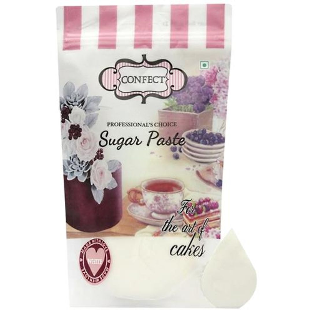 Confect White Sugar Paste - Professional Choice, For Cake Art, 1 kg 