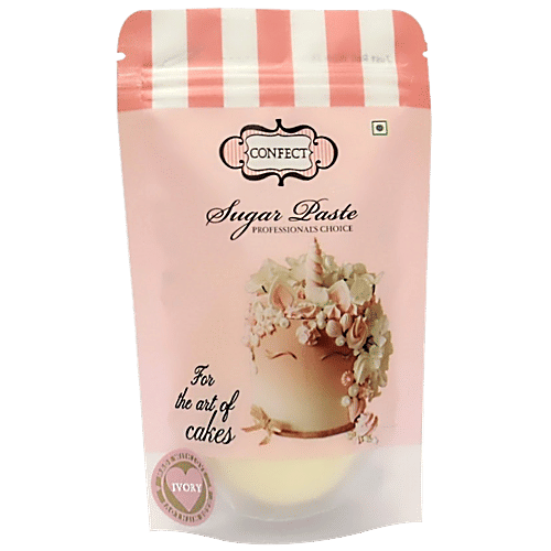 Confect Ivory Sugar Paste - Professional Choice, For Cake Art, 250 g
