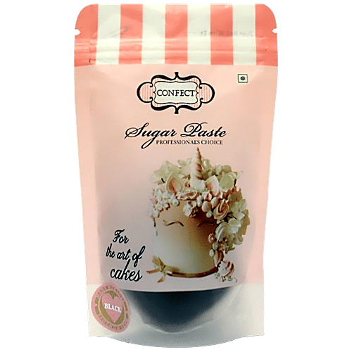Buy Confect Black Sugar Paste Professional Choice, For Cake Art