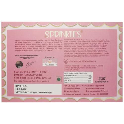 Confect Edible Pink Disco Balls Sprinkles 5 MM 120 Gms for cake cupcake  decor Sprinkles Price in India - Buy Confect Edible Pink Disco Balls  Sprinkles 5 MM 120 Gms for cake