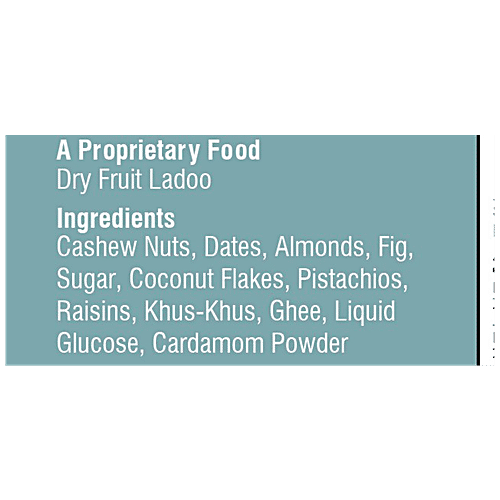 Kartik's Mithai Dry Fruit Ladoo - Made With Pure Desi Ghee, 250 g  