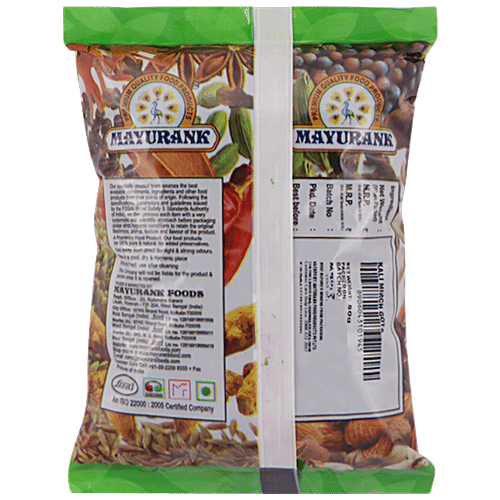 Mayurank Kali Mirch Whole/Gota - Adds Flavour, 50 g Pouch 