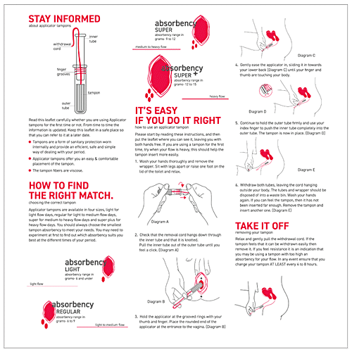 Sanity Regular Applicator Tampons - Safe, Comfortable, Leak Proof, 3 pcs Tin