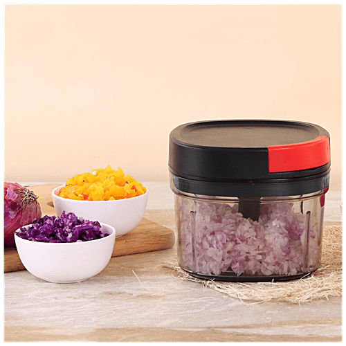 Wonderchef Glory String Vegetable Chopper - Plastic, With 3 Sharp Stainless Steel Blades, 600 ml