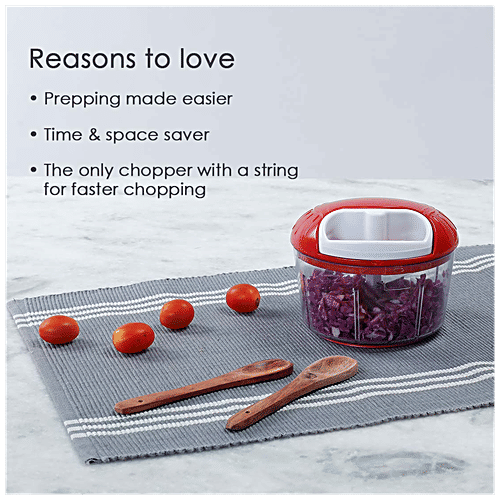 Buy Wonderchef String Jumbo Vegetable & Fruit Chopper - Plastic, With ...