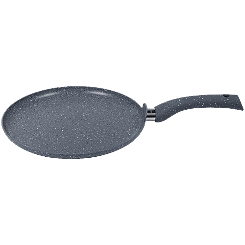 Wonderchef Granite Non-Stick Dosa Tawa - 30 cm, Grey, 1 pc  Induction Bottom, Soft-Touch Handles, Virgin Aluminium, PFOA/Heavy Metals Free