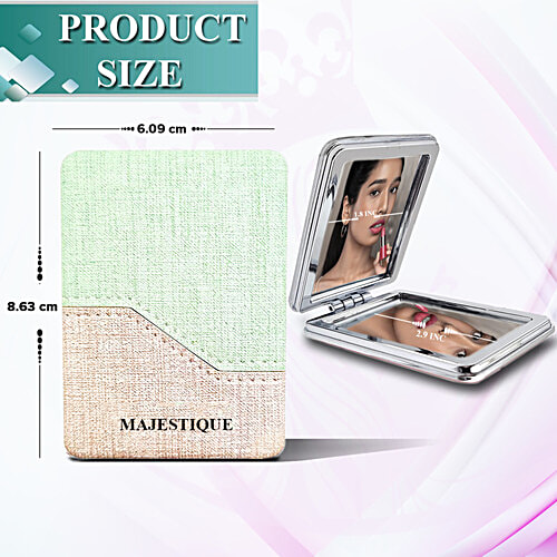Majestique Magnifying Compact Mirror FC 26 - Perfect Makeup Companion, 1 pc  