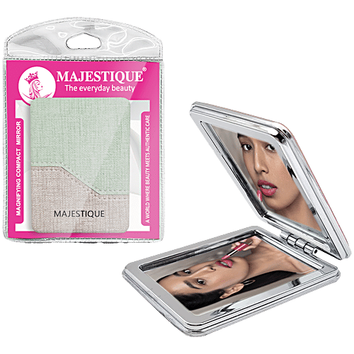 Majestique Magnifying Compact Mirror FC 26 - Perfect Makeup Companion, 1 pc  