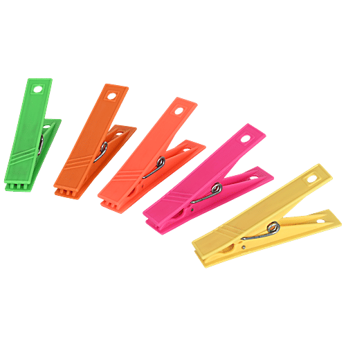 SINCO Megha Heavy Duty Plastic Cloth Clips/Pegs, 1 pcs (Set of 12) 