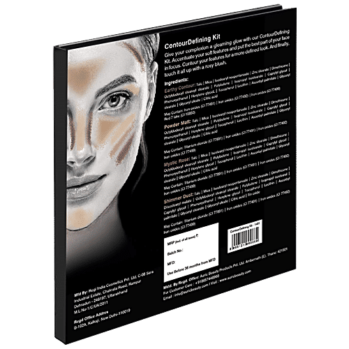 Auric Beauty Contour Defining Kit - Provides Naturally Sculpted Look, 24 g