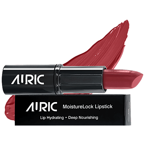 Auric Beauty MoistureLock Lipstick - Hydrating, Pigmented, 4 g Rose Candy 