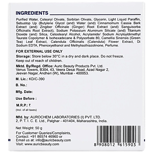 Buy Aureana Oil Control Day Cream Provides Smooth, BlemishFree Skin