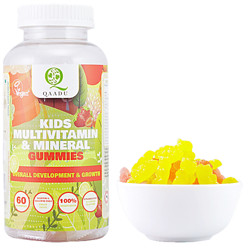 Buy Qaadu Kids Multivitamin & Minerals Gummies For Overall