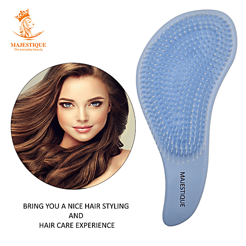 Buy MAJESTIQUE Curve Detangling Hair Brush Lightweight, NonSlip