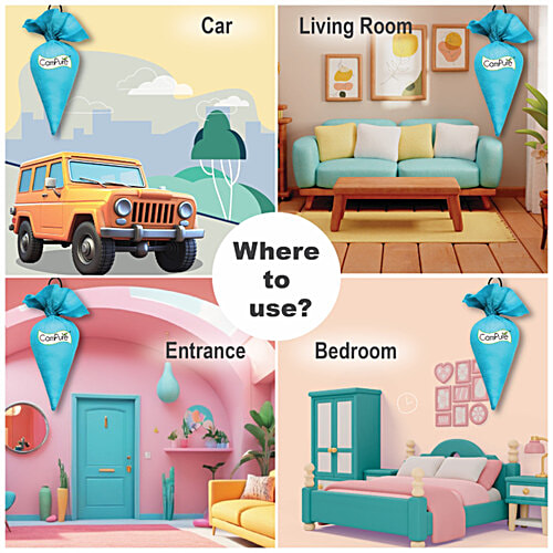 Campure Camphor Giant Cone - 100% Organic, Repels Mosquitoes, Refreshing Fragrance, 150 g  