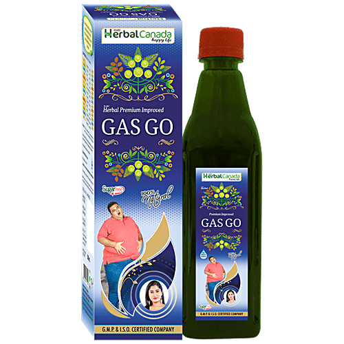 Buy Herbal Canada Gas Go 100 Natural, SugarFree, Aids Digestion