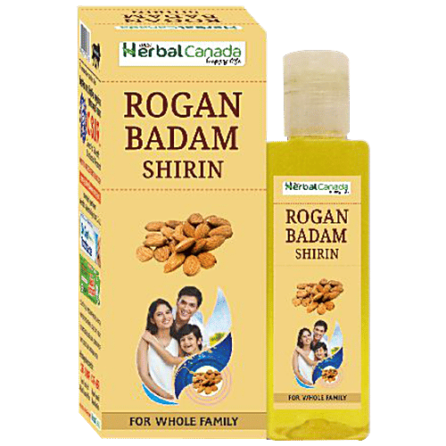 Buy Herbal Canada Rogan Badam Oil 100 Natural & Pure, Good For Skin & Hair Online at Best