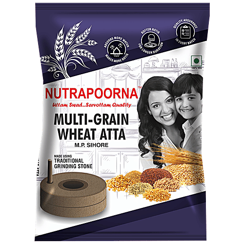 Buy Nutrapoorna Multigrain Wheat Atta Rich In Protein, Vitamins