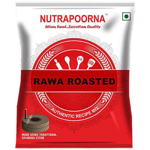 Nutrapoorna Roasted Rawa - Premium, Fresh, Rich In Nutrients, 500 g Pouch 